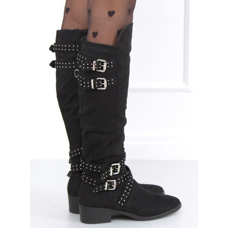 Bottes d'équitation femme Zettu Black noir 1