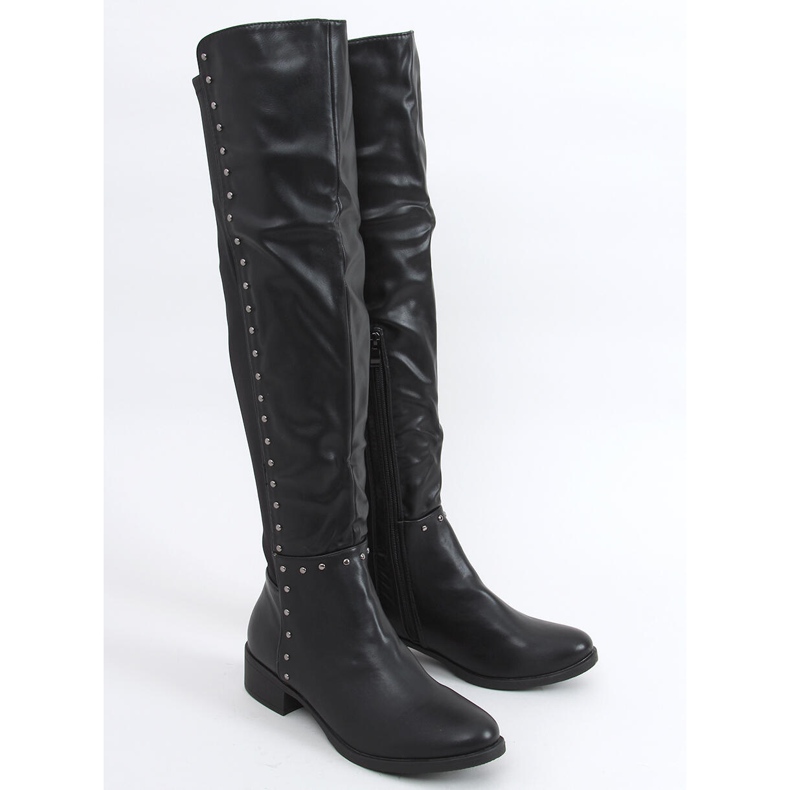 Bottes d'équitation avec tige souple Henn Black noir 2