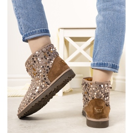 Bottes isolées marron, type emu 886 brun 6