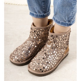Bottes isolées marron, type emu 886 brun 5