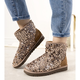 Bottes isolées marron, type emu 886 brun 7