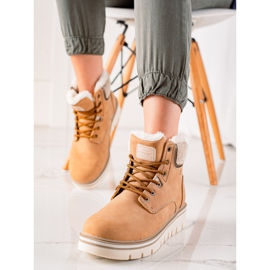 Goodin Trappeurs sur la plate-forme brun 2