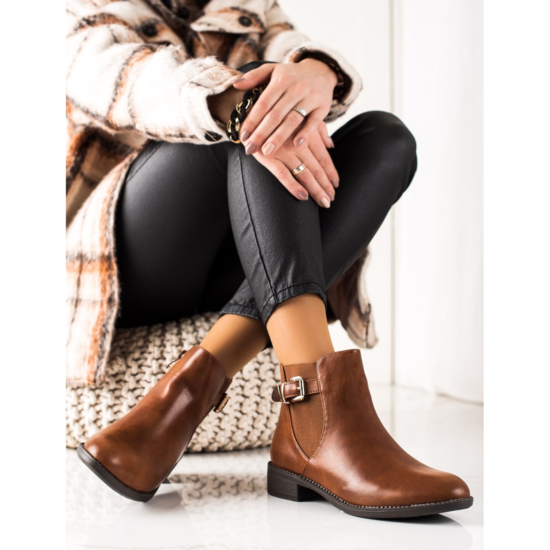 Chc Shoes Bottes marron confortables brun 1 Chc Shoes Bottes marron confortables brun 1