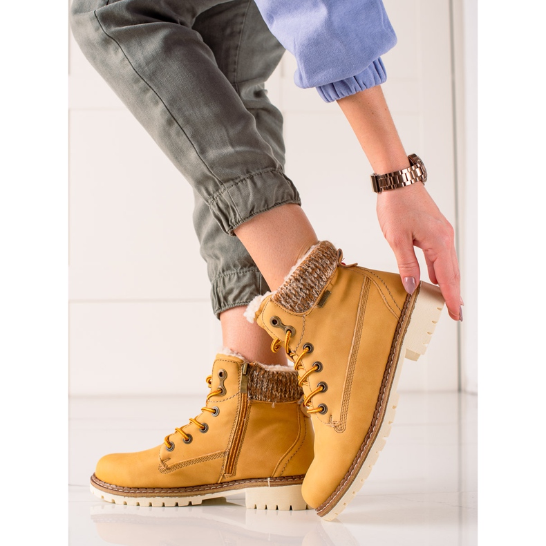 Goodin Trappeurs de moutarde jaune 2