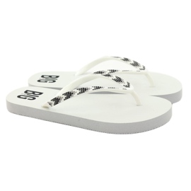Tongs Big Star 274A549 pour femmes blanc 4