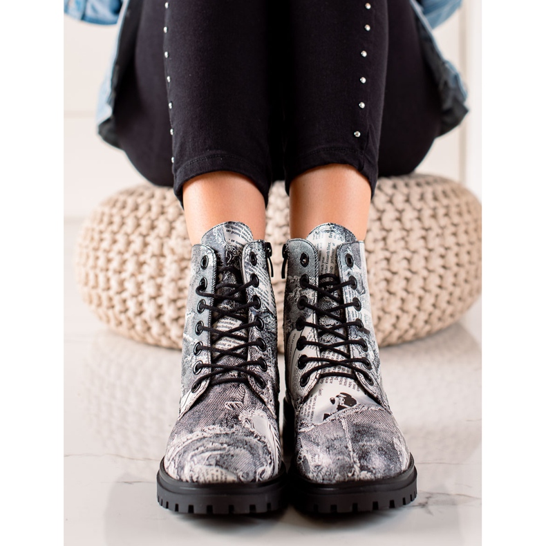 Goodin Travailleurs à la mode avec impression blanc 2