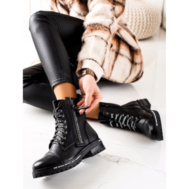 Goodin Travailleurs avec fermeture éclair ornée le noir 1