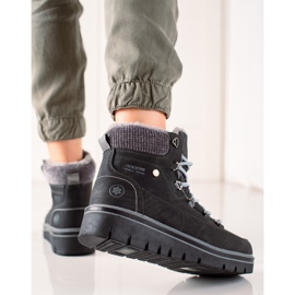 Goodin Trappeurs décontractés confortables noir 1