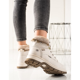 Goodin Trappeurs sportifs confortables beige 1