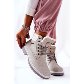 PH1 Trappeurs Cuir Chauffé Gris Clair Laralis 2 PH1 Trappeurs Cuir Chauffé Gris Clair Laralis 2