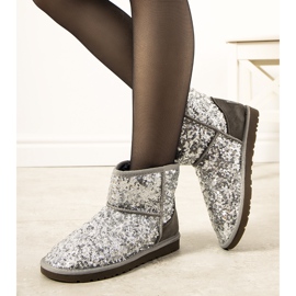 Bottes isolées argentées, emu Autumnsnow 7