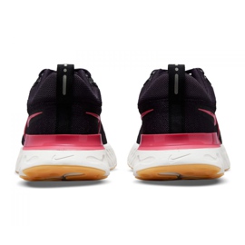 Nike React Infinity Run Flyknit 2 W CT2423-501 chaussures de course le noir violet 4