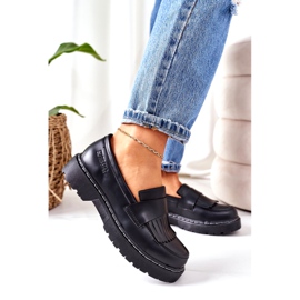 Mocassins Cuir Big Star II274100 Noir 4