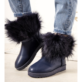 Bottes isolées Loneflar bleues bleu marin 7