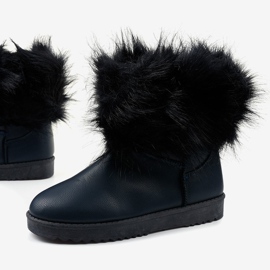 Bottes isolées Loneflar bleues bleu marine 1