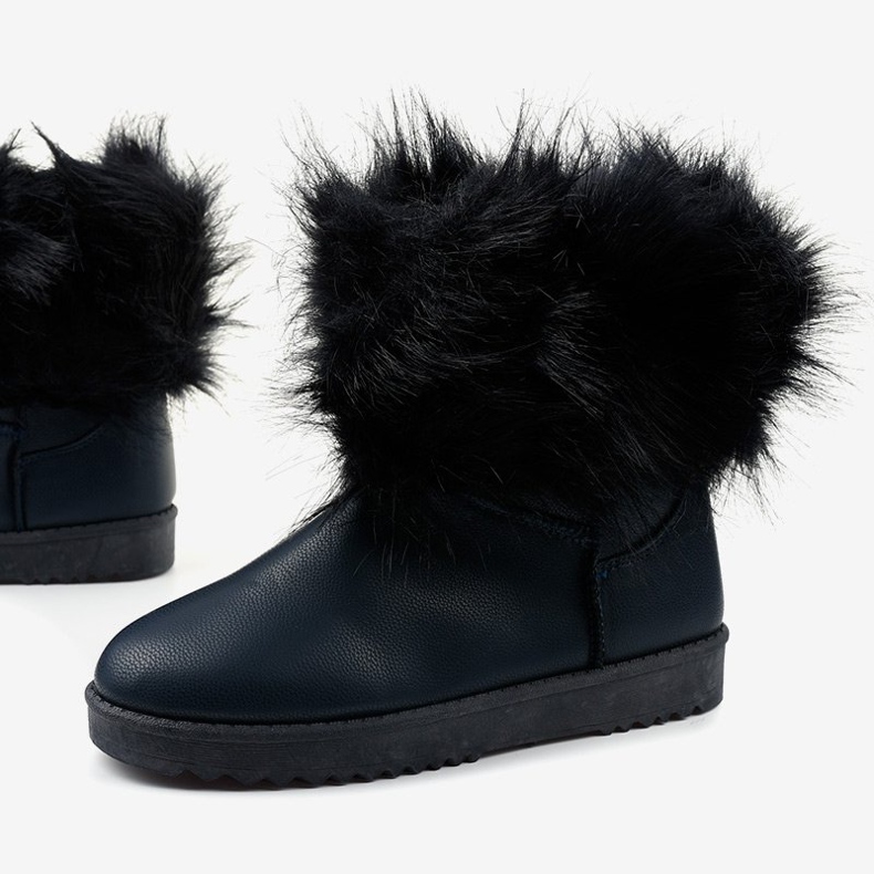 Bottes isolées Loneflar bleues bleu marin 1