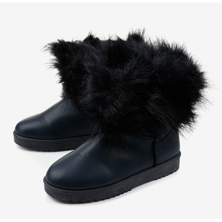 Bottes isolées Loneflar bleues bleu marin 2