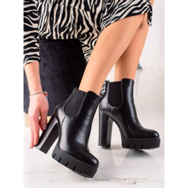 Camo Bottines classiques à talons hauts noir 2