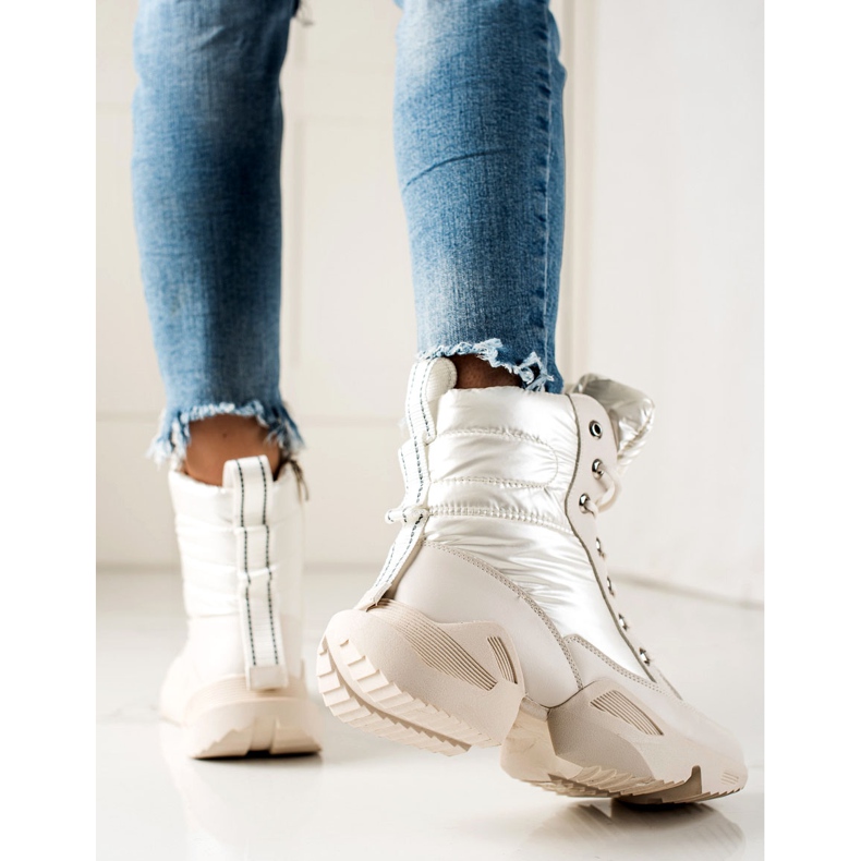 Seastar Bottes de neige chaudes à la mode beige 1