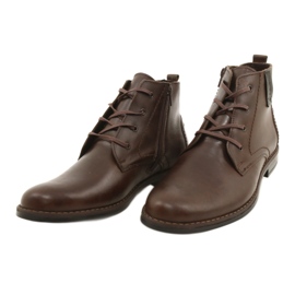 Polbut Chaussures d'hiver pour hommes C20F marron foncé brun 10