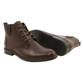 Polbut Chaussures d'hiver pour hommes C20F marron foncé brun 12