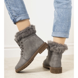 Bottes isothermes femme LeBatelier grises 1