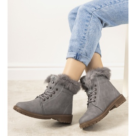 Bottes isothermes femme LeBatelier grises 2