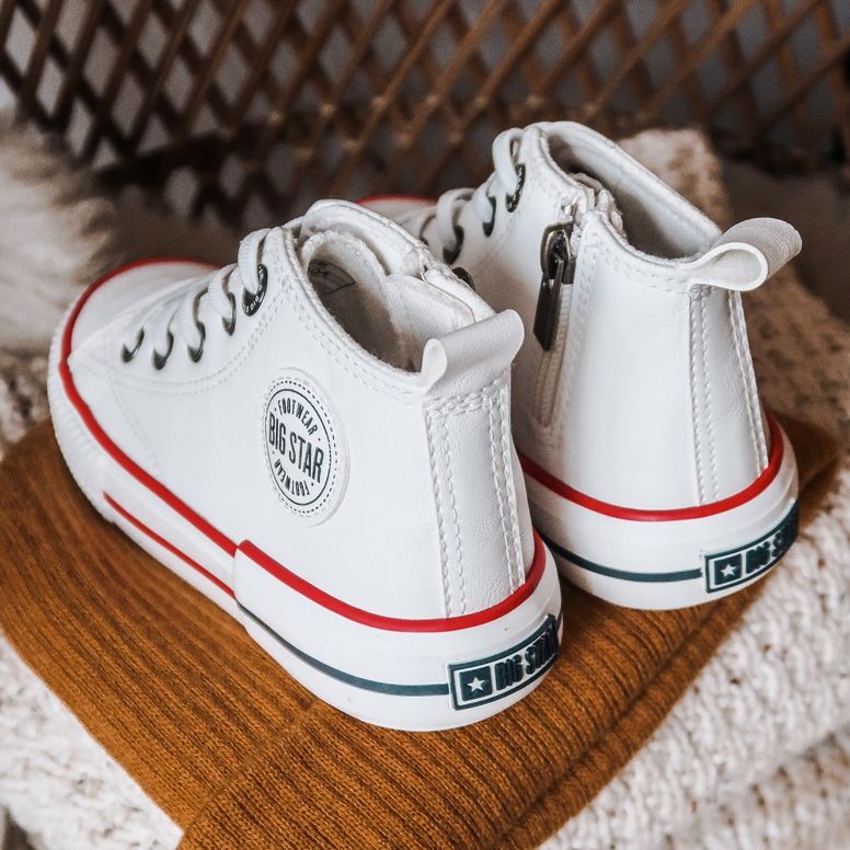 Baskets Hautes Enfant Big Star II374004 Blanc ['blanche'] blanche 1