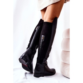 Bottes en cuir Laura Messi Noir 2293 le noir 2