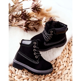 Bottes Trappeurs Enfant Noir Milos 2