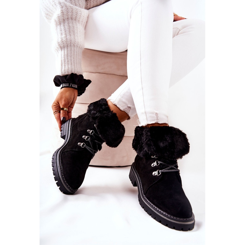 Bottes chaudes noires Nelby noires 1