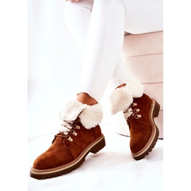 Bottes chaudes Nelby camel brun 2