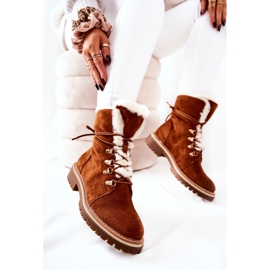 Bottes chaudes Nelby camel brun 3