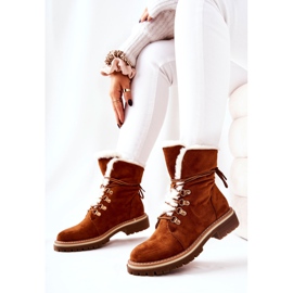 Bottes chaudes Nelby camel brun 5