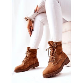 Bottes Chaudes Ouvriers Camel Kimmie brun 5