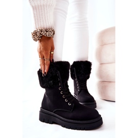 Bottes Chaudes Avec Fourrure Noir Farley le noir 4