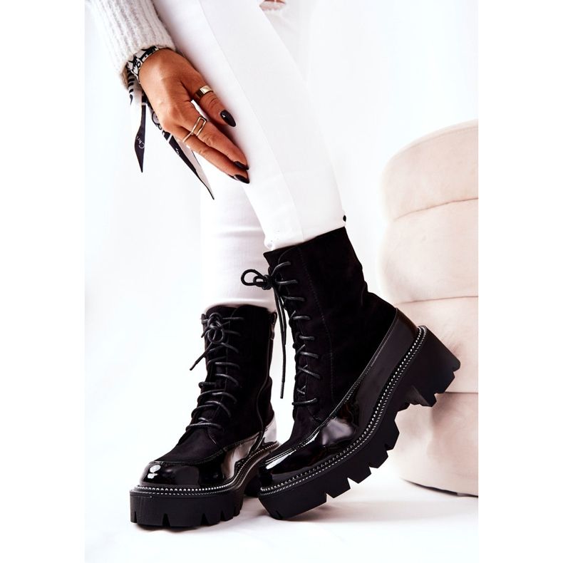 Bottes hautes sur fermeture éclair noire Solutia le noir 1 Bottes hautes sur fermeture éclair noire Solutia le noir 1