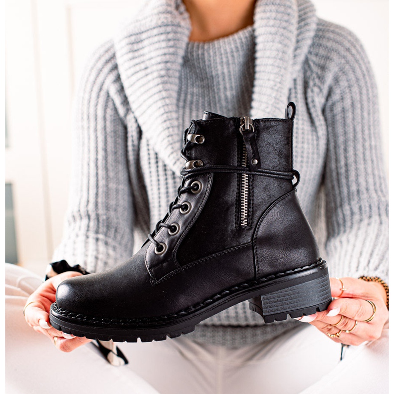 Goodin Bottes confortables noir 1