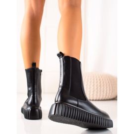 Seastar Bottes sur la plate-forme le noir 1