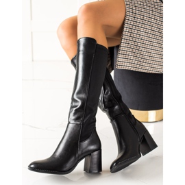 Groto Gogo Bottines élégantes à talons hauts le noir 2