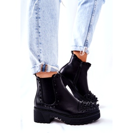 PG1 Bottes Comonis Jodhpur Noires Avec Jets 4