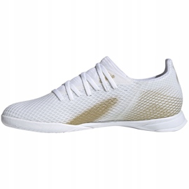 Chaussures de foot Adidas X GHOSTED.3 In EG8204 blanche 2