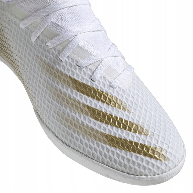 Chaussures de foot Adidas X GHOSTED.3 In EG8204 blanche 3