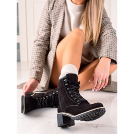 Goodin Bottes confortables à talons hauts le noir 2