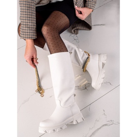 Seastar Bottes enchaînées à la mode blanche 3
