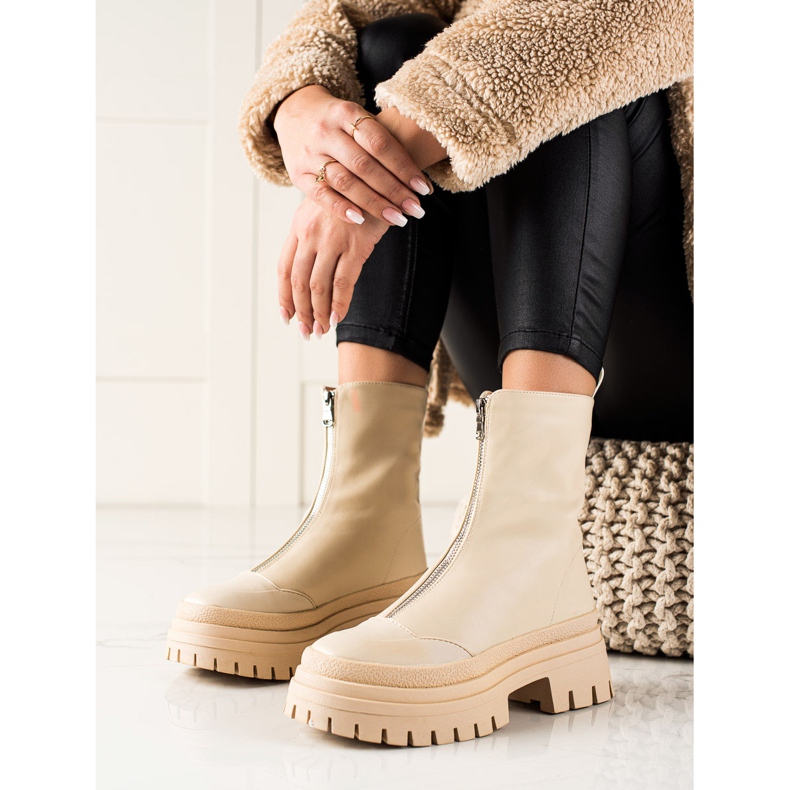 Seastar Travailleurs classiques avec fermeture à glissière beige 1 Seastar Travailleurs classiques avec fermeture à glissière beige 1