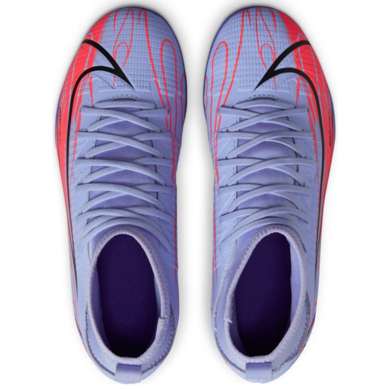 Nike Mercurial Superfly 8 Club Km Mg Jr DB0925 506 chaussures de football rose, violet violet 1