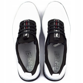 Polbut Chaussures casual en cuir pour hommes K24 blanc blanche 4 Polbut Chaussures casual en cuir pour hommes K24 blanc blanche 4