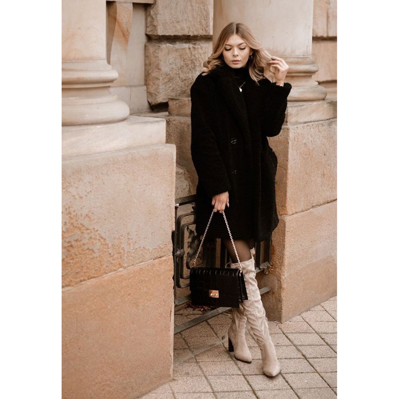 Vinceza Bottines Femme Talon Daim Beige Monleek 1