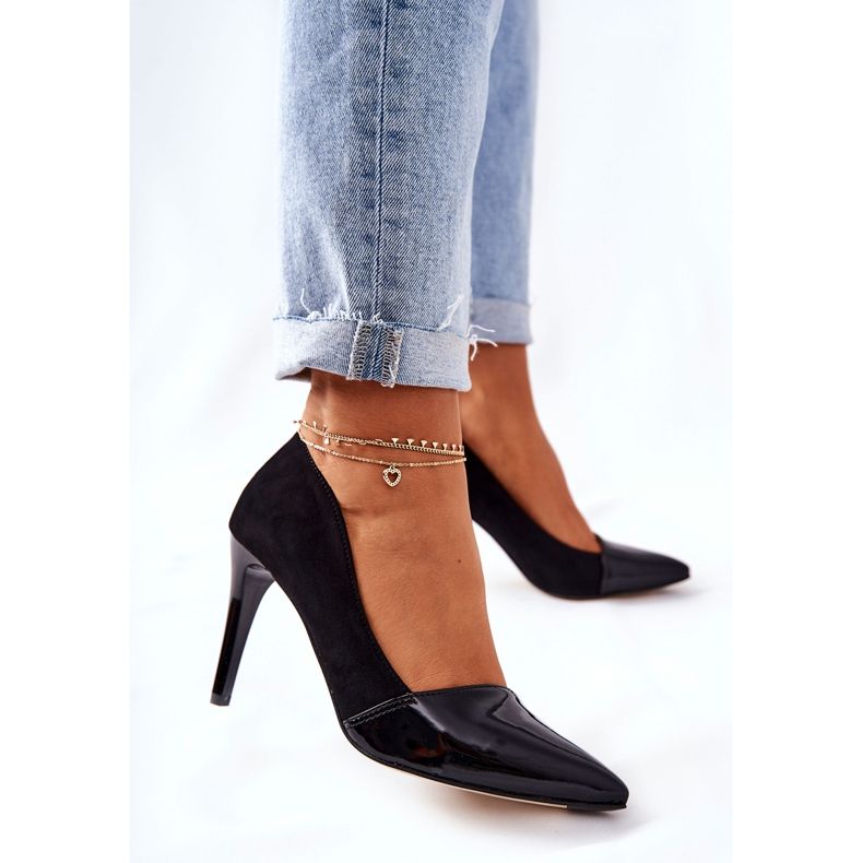 Cuir Monnari 0170-020 Escarpins Noir 2